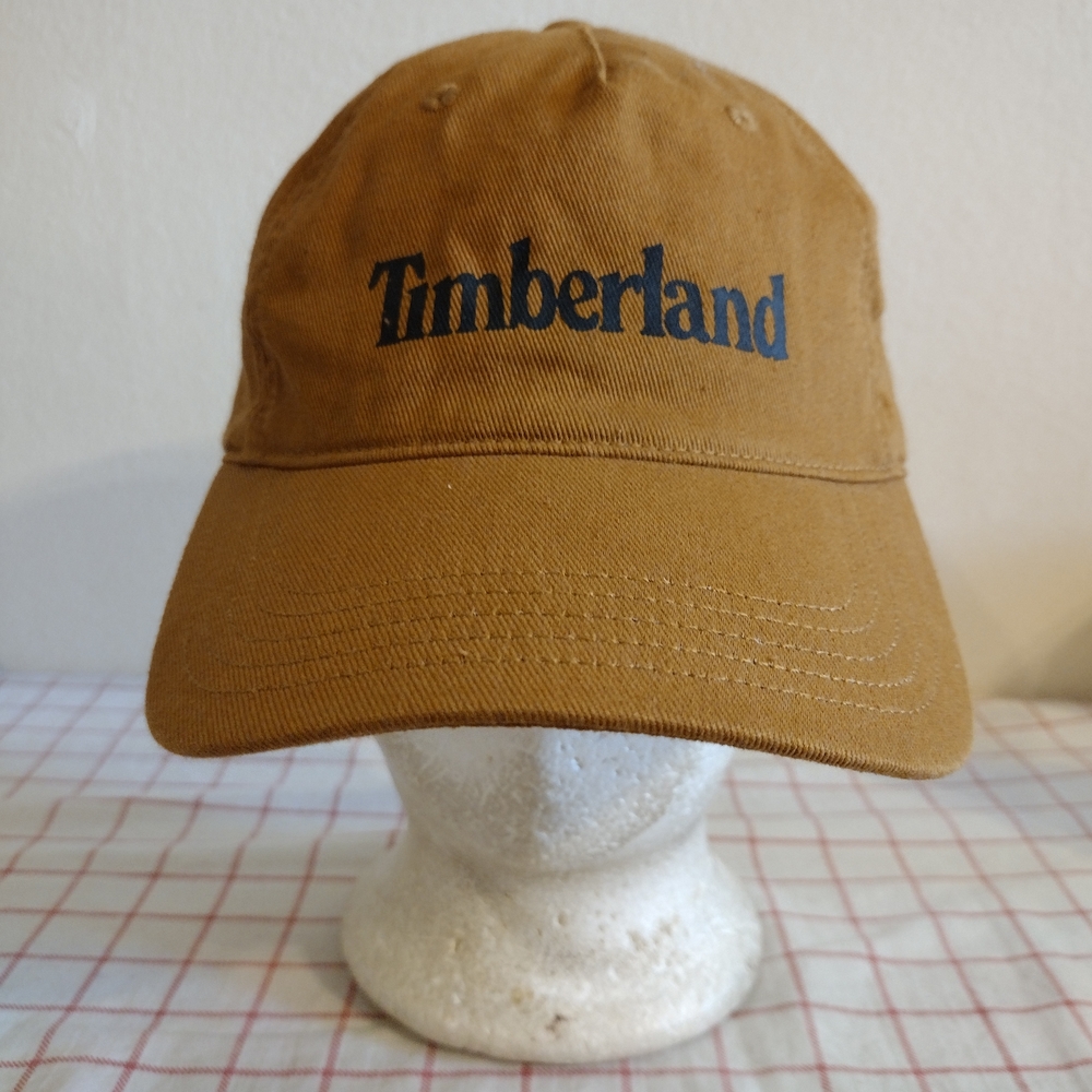 Timberland Cap Hat Brown Mens Adjustable Snapback Embroidered